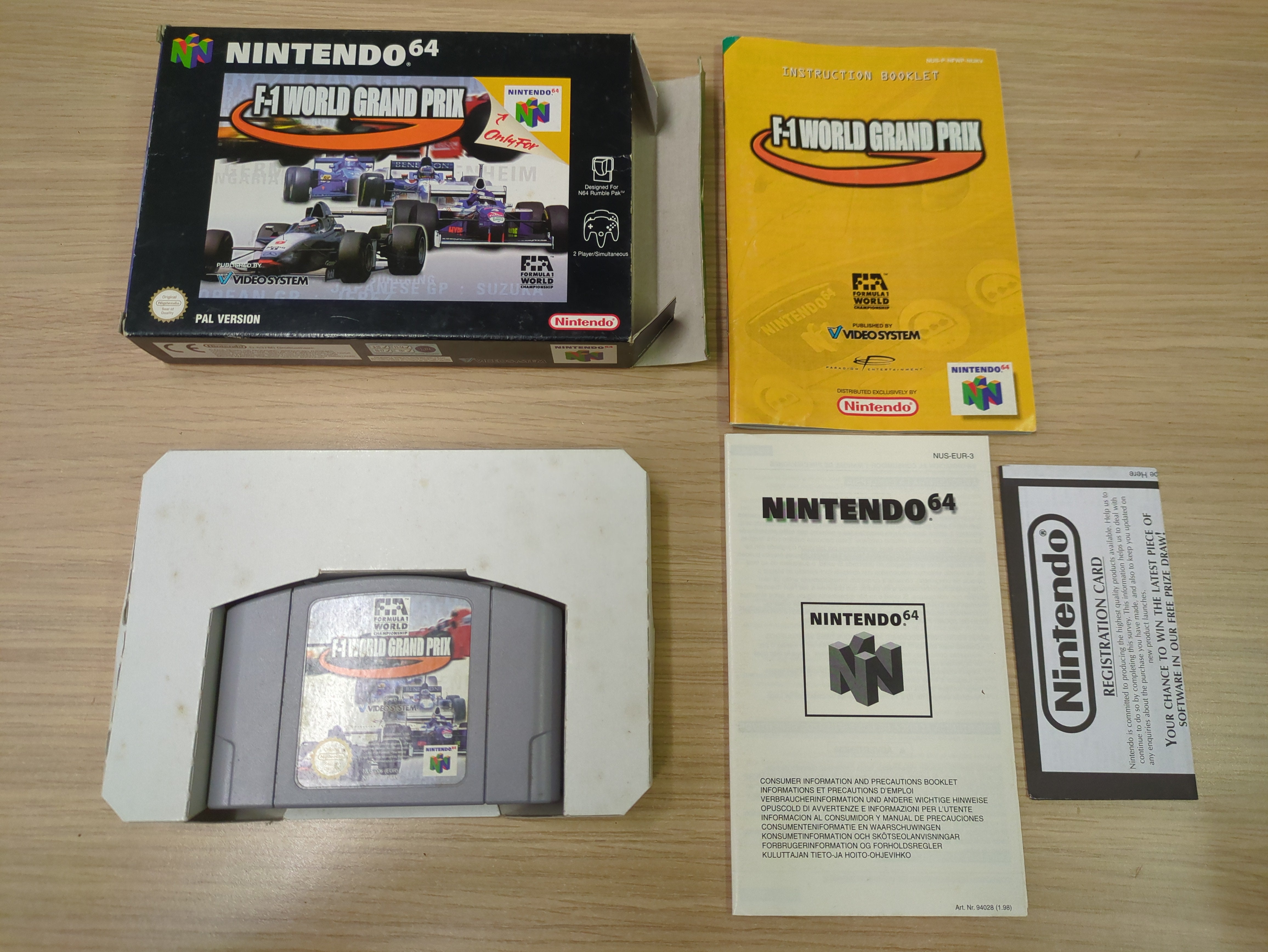 F-1 World Grand Prix Nintendo N64 game Boxed F-1 World Grand Prix Nintendo N64 game Boxed